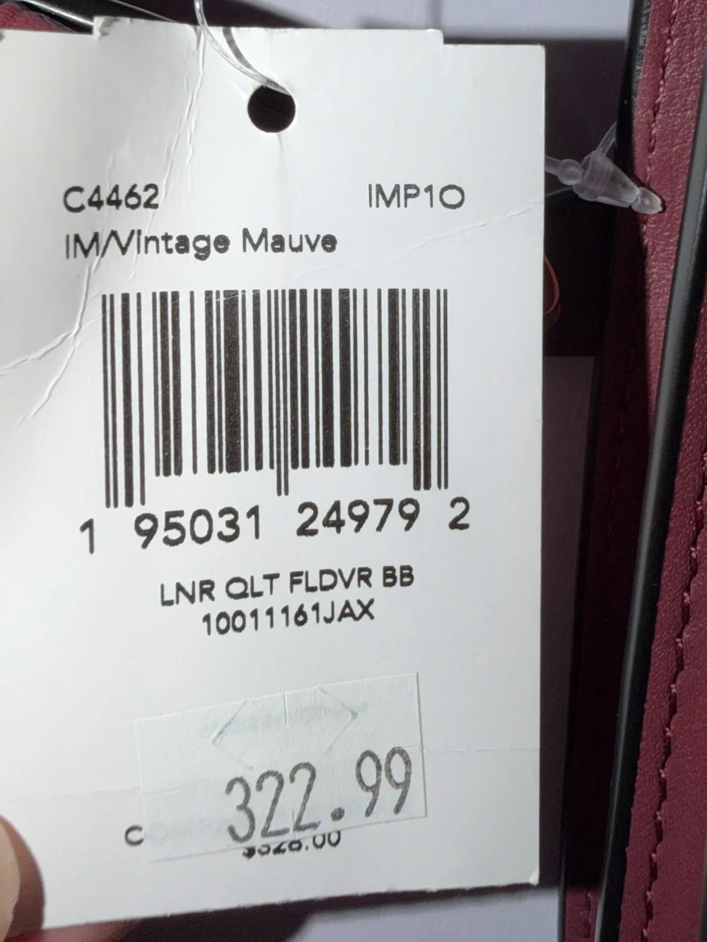 Coach Foldover Belt Bag with Linear Quilting with Matching Wallet NWT